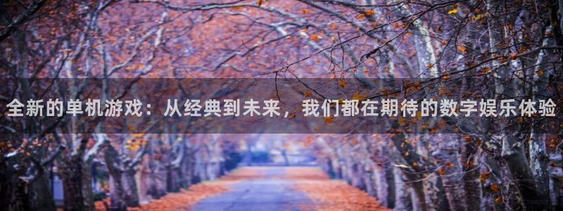 蓝冠娱乐注册网站:全新的单机游戏:从经典到未来,我们都在期待